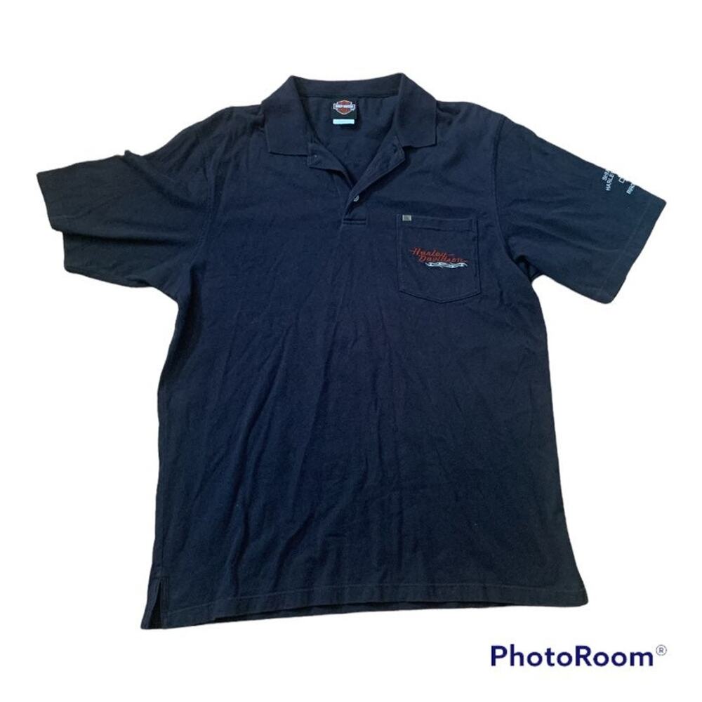 Harley-Davidson motorcycles polo shirt mens size large